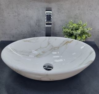 Раковина  CeramaLux D1147-505(340) белая 52 см